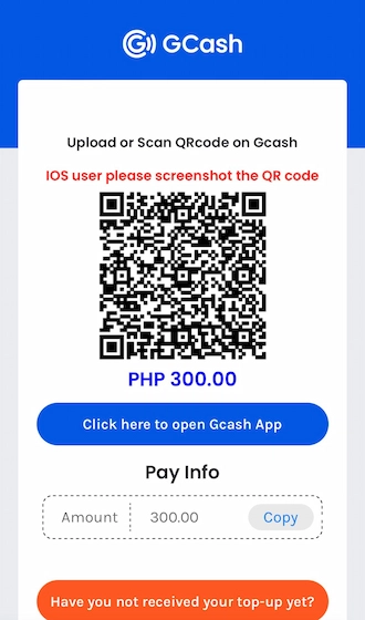 Step 5: Take a screenshot of the QR code. Then open the GCash app to transfer money using this QR code