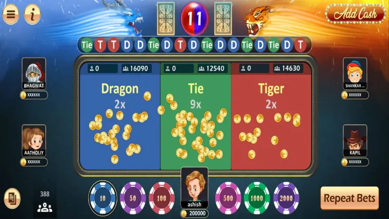 Effective Dragon & Tiger betting techniques